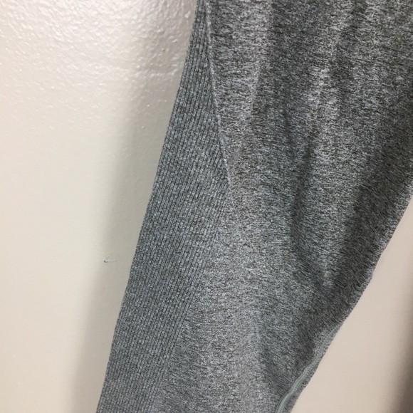 High Waist Seamless Green Khaki Leggings - Picture 3 of 8